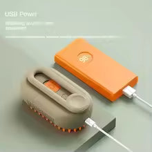 Cat and Dog Brush Steamer Electric Spray Cat Hair Brush 3 in 1 Steamer Brush for Dogs and Cats